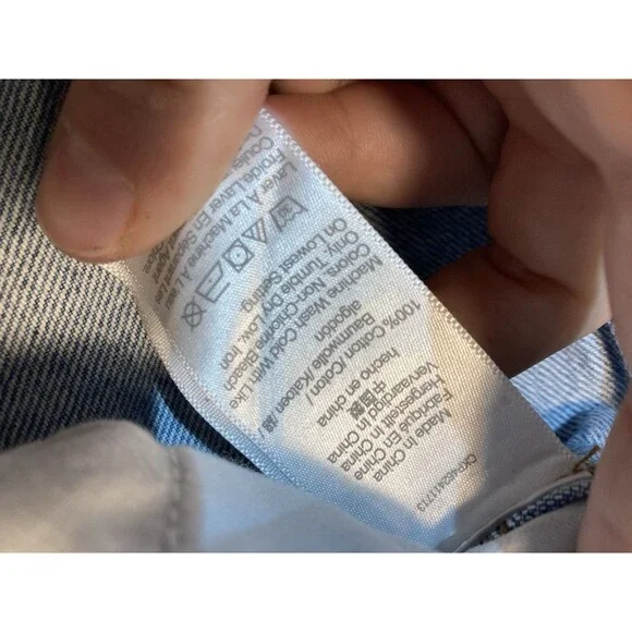 Madewell Women’s‎ Carpenter Jeans Utility Baggy Perfect Vintage High Waist Sz 30 - Picture 7 of 7